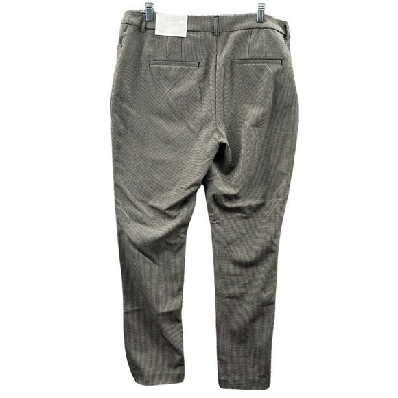 New Christopher & Banks Pants Womens 14 Houndstooth Tapered Mid Rise Sha… - Picture 2 of 9